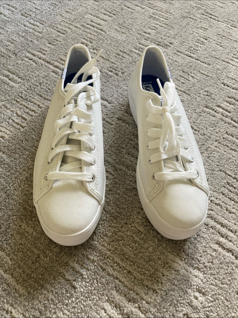 Keds White Women's Platform Sneakers